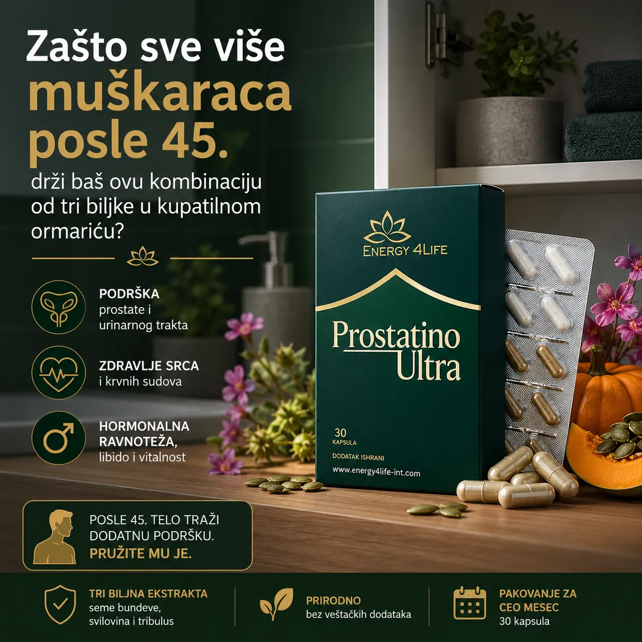 PRIRODNA PODRŠKA ZA MUŠKARCE 45+
