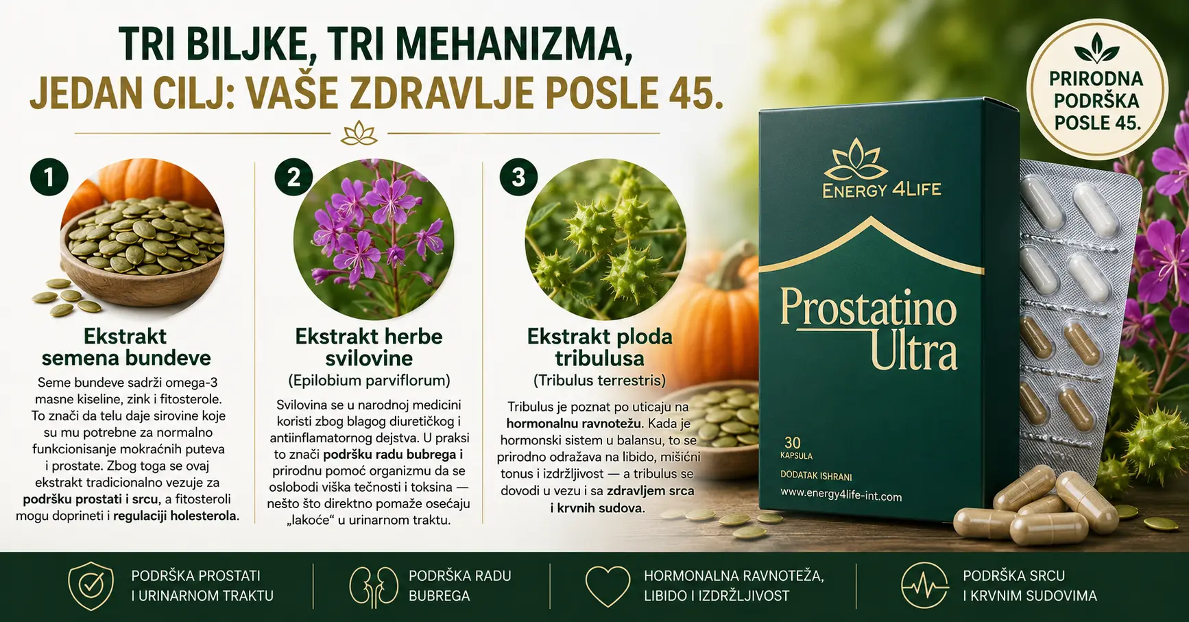 PRIRODNA PODRŠKA ZA MUŠKARCE 45+